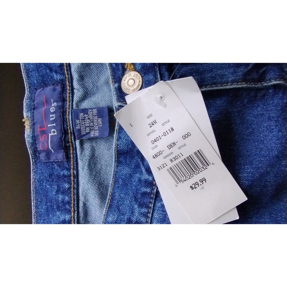 NWT Jeans Women's 24W Balloon Leg Back Elastic Baggy Grunge Y2k Gorp Skater - Picture 9 of 10